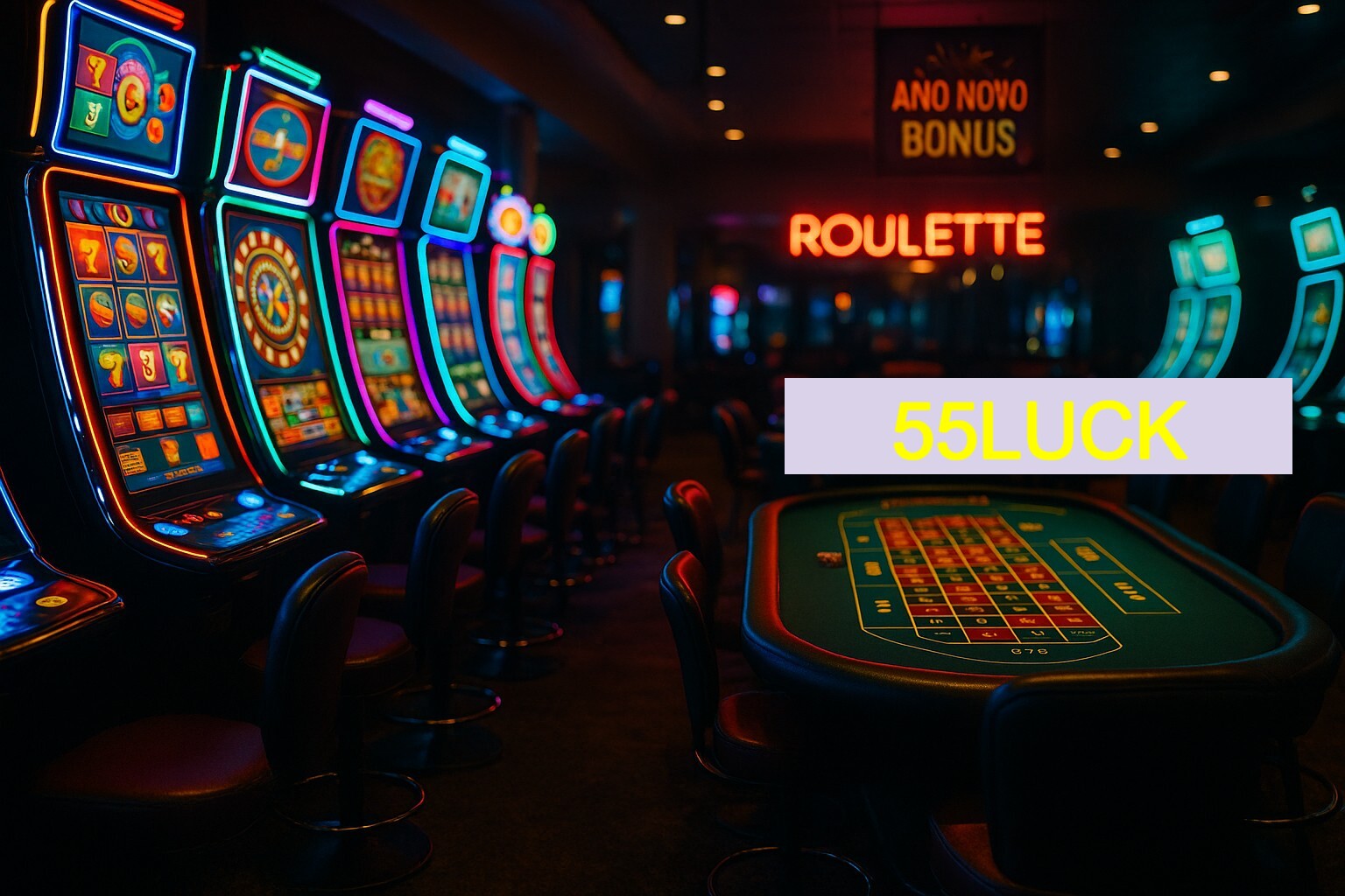 Jogos emocionantes no 55LUCK