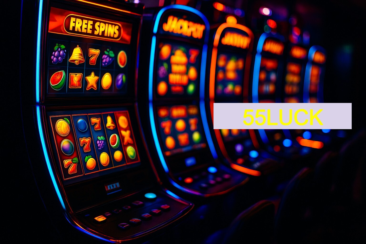 Diversos jogos de caça-níqueis