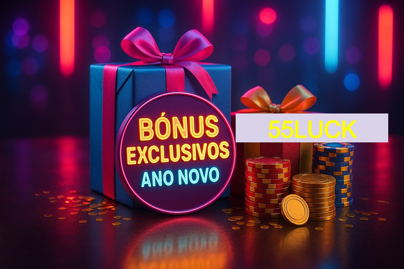 Promoções de Ano Novo no 55LUCK
